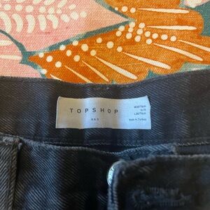 Topshop Black Dad Jeans